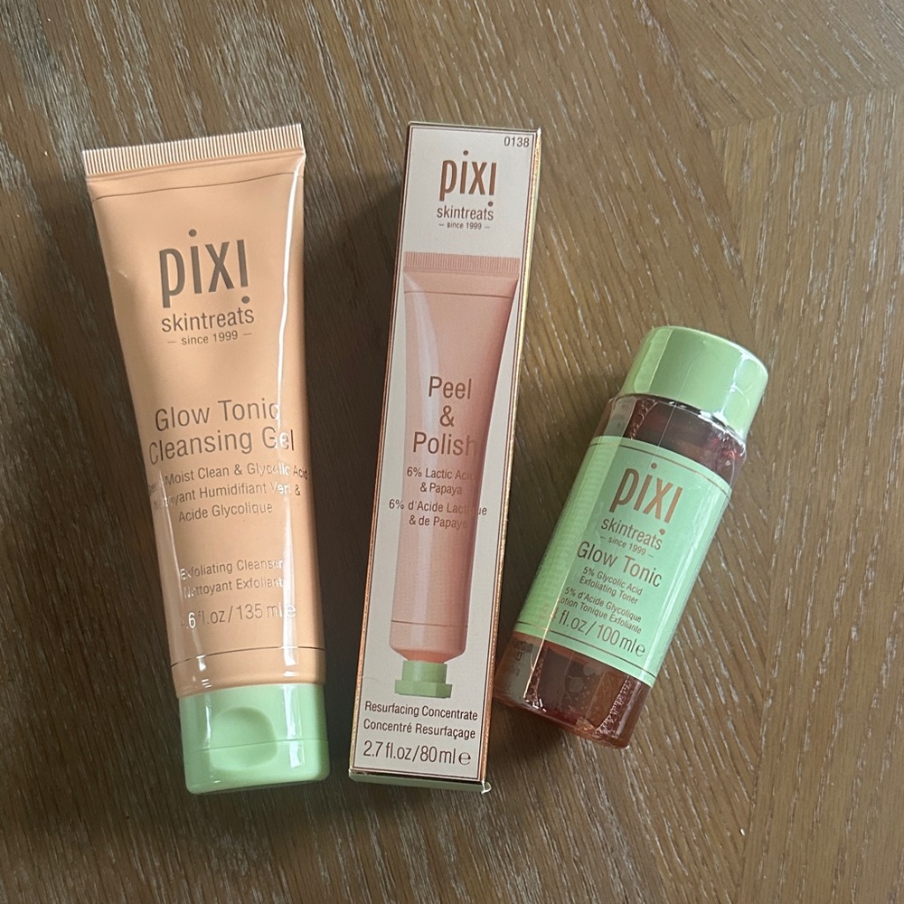 Pixi Skintreats Glow Tonic Set - Peach and Green